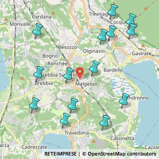 Mappa Via Tassera, 21020 Malgesso VA, Italia (2.57143)