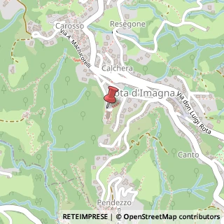 Mappa Via alla Chiesa San Siro, 2, 24037 Rota d'Imagna, Bergamo (Lombardia)