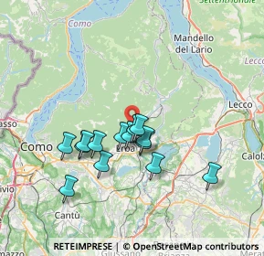 Mappa Via XI Febbraio, 22037 Ponte Lambro CO, Italia (5.91714)