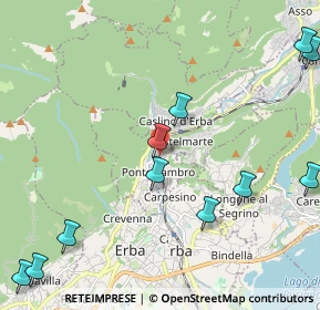 Mappa Via XI Febbraio, 22037 Ponte Lambro CO, Italia (2.78091)