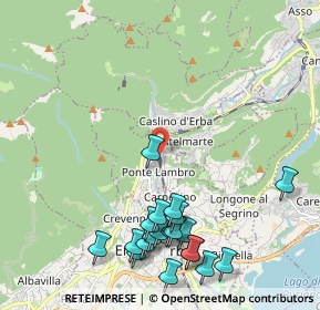 Mappa Via XI Febbraio, 22037 Ponte Lambro CO, Italia (2.4945)