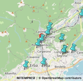 Mappa Via XI Febbraio, 22037 Ponte Lambro CO, Italia (2.36385)
