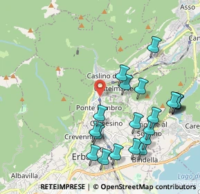 Mappa Via XI Febbraio, 22037 Ponte Lambro CO, Italia (2.2435)