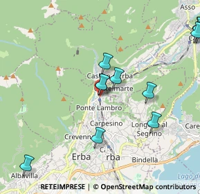 Mappa Via XI Febbraio, 22037 Ponte Lambro CO, Italia (2.57077)