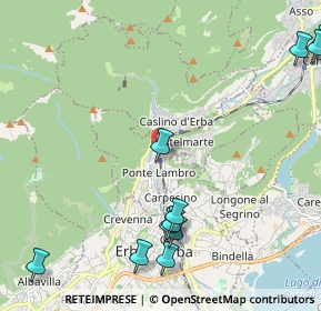 Mappa Via XI Febbraio, 22037 Ponte Lambro CO, Italia (2.83909)