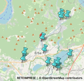 Mappa Via XI Febbraio, 22037 Ponte Lambro CO, Italia (4.72333)