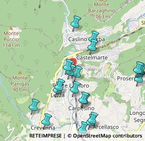 Mappa Via XI Febbraio, 22037 Ponte Lambro CO, Italia (1.145)