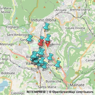 Mappa Via Aquileia, 21100 Varese VA, Italia (1.57944)