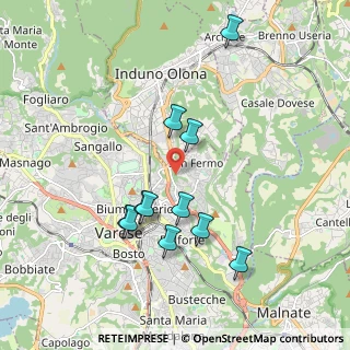 Mappa Via Aquileia, 21100 Varese VA, Italia (1.81273)