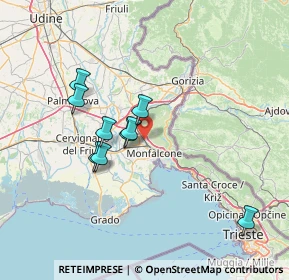 Mappa Via Guglielmo Marconi, 34077 Ronchi dei Legionari GO, Italia (59.2435)