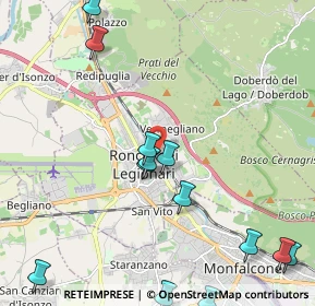 Mappa Via Guglielmo Marconi, 34077 Ronchi dei Legionari GO, Italia (2.82571)