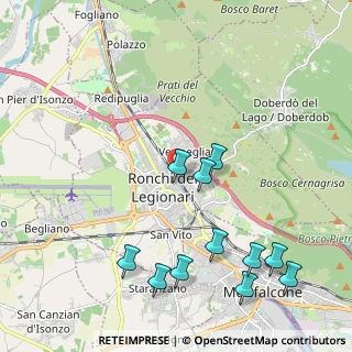 Mappa Via Guglielmo Marconi, 34077 Ronchi dei Legionari GO, Italia (2.39909)