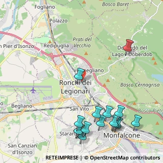 Mappa Via Guglielmo Marconi, 34077 Ronchi dei Legionari GO, Italia (2.746)