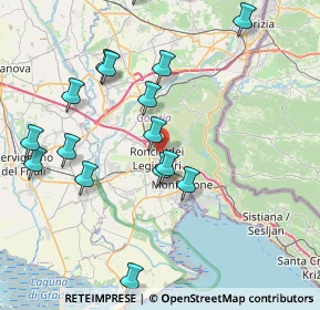 Mappa Via Guglielmo Marconi, 34077 Ronchi dei Legionari GO, Italia (8.50188)