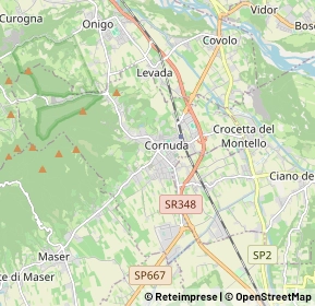 Mappa 31041 Cornuda TV, Italia (2.0745)