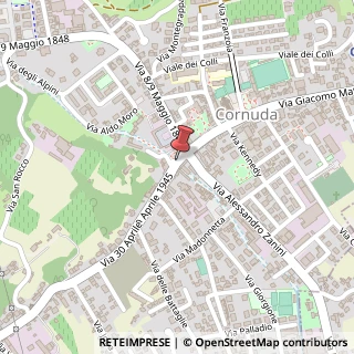 Mappa A) Piazza Marconi, Sedi:, 31041 Cornuda, Treviso (Veneto)