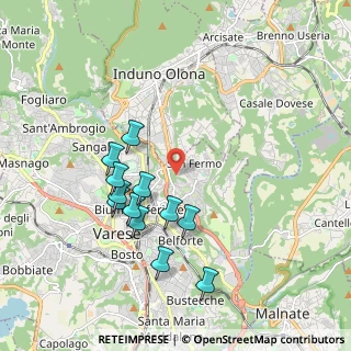 Mappa Via Abbazia, 21100 Varese VA, Italia (1.80833)
