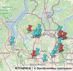 Mappa Via Tiepolo Giambattista, 21100 Varese VA, Italia (16.6955)