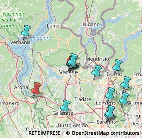 Mappa Via Tiepolo Giambattista, 21100 Varese VA, Italia (16.09875)
