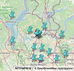 Mappa Via Tiepolo Giambattista, 21100 Varese VA, Italia (15.55)