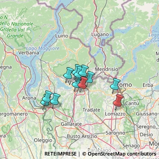 Mappa Via Tiepolo Giambattista, 21100 Varese VA, Italia (9.95333)