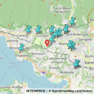 Mappa 21020 Casciago VA, Italia (1.95571)