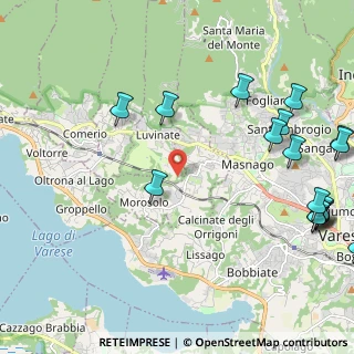 Mappa 21020 Casciago VA, Italia (2.96941)