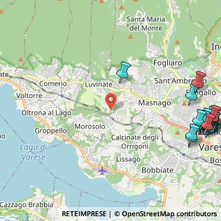 Mappa 21020 Casciago VA, Italia (3.522)