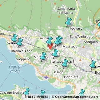 Mappa 21020 Casciago VA, Italia (2.73467)