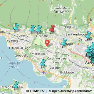 Mappa 21020 Casciago VA, Italia (3.39105)