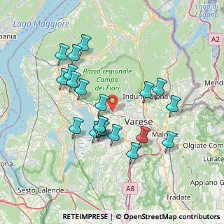 Mappa 21020 Casciago VA, Italia (6.9765)