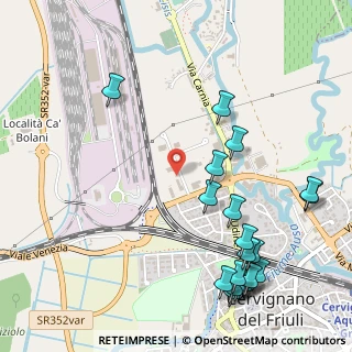 Mappa Via Dai Novai, 33052 Cervignano del Friuli UD, Italia (0.6735)