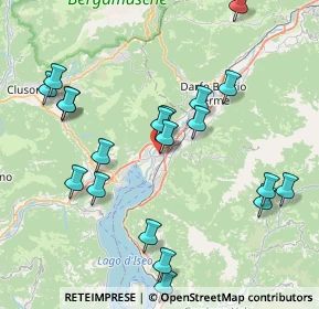 Mappa Via Bosca del Pomo, 24062 Costa Volpino BG, Italia (8.66)