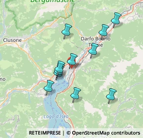 Mappa Via Bosca del Pomo, 24062 Costa Volpino BG, Italia (6.45364)