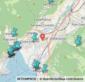 Mappa Via Bosca del Pomo, 24062 Costa Volpino BG, Italia (2.8845)