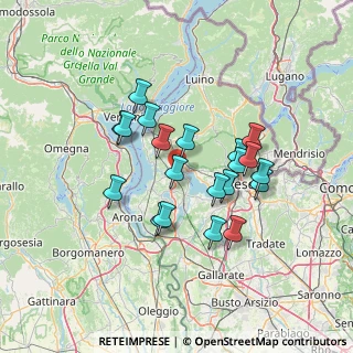 Mappa Via Fontanelle, 21020 Malgesso VA, Italia (11.6995)