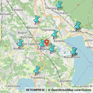 Mappa Via Fontanelle, 21020 Malgesso VA, Italia (2.22909)