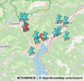 Mappa Via Fiume, 24062 Costa Volpino BG, Italia (6.58929)