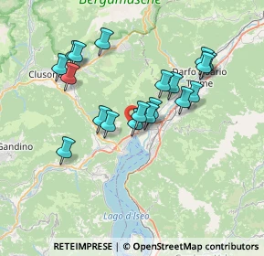 Mappa Via Fiume, 24062 Costa Volpino BG, Italia (6.41737)