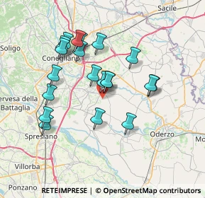 Mappa 31028 Vazzola TV, Italia (6.48)