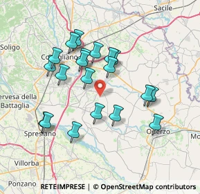 Mappa 31028 Vazzola TV, Italia (6.6595)