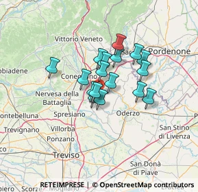 Mappa 31028 Vazzola TV, Italia (9.00941)