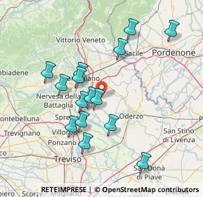 Mappa 31028 Vazzola TV, Italia (13.84133)