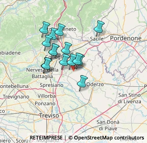 Mappa 31028 Vazzola TV, Italia (10.13067)