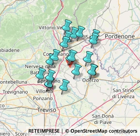 Mappa 31028 Vazzola TV, Italia (10.19)