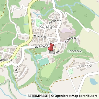 Mappa Via Asilo, 17, 22070 Ronago, Como (Lombardia)
