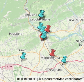 Mappa Piazza D. Orazio Mondin, 31041 Cornuda TV, Italia (5.63545)