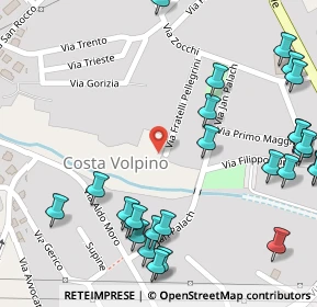 Mappa Via F.lli Pellegrini, 24062 Costa Volpino BG, Italia (0.16667)