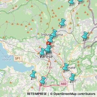 Mappa Via Guido Reni, 21100 Varese VA, Italia (4.62846)