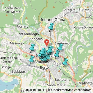 Mappa Via Guido Reni, 21100 Varese VA, Italia (1.44625)